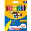 Kredki świecowe BIC Kids Plastidecor 12 kolorów 