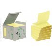 Karteczki 3M Post-it Z-Notes EKO 76x76mm, pastelowe żółte, 6 bloczków 