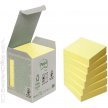 Ekologiczne karteczki samoprzylepne 3M Post-it PEFC, żółte, 76x76mm, 6 bloczków 
