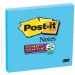 Karteczki samoprzylepne 3M Post-it® Super Sticky, Elektryzujący błękit, 76 x 76mm, 90 karteczek 