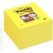 Karteczki samoprzylepne Post-it Super Sticky, kostka żółta, 76 x 76 mm, 350 karteczek 