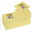 Karteczki samoprzylepne 3M Post-it 76x76mm, Super Sticky, Z-Notes, żółte, 12 sztuk po 90 kartek 