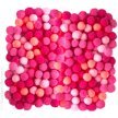 Pompony poliestrowe DALPRINT różowe (120szt) 