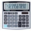 Kalkulator biurowy DONAU TECH K-DT4101-38, 10-cyfr, 136x134x28mm, srebrny 