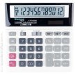 Kalkulator biurowy DONAU TECH K-DT4125-09, 12-cyfr, 156x152x28mm, biały 