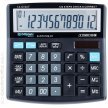 Kalkulator biurowy DONAU TECH K-DT4122-01, 12-cyfr, 136x134x28mm, czarny 