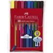 Flamastry FABER CASTELL Grip Color Marker 10 kolorów 