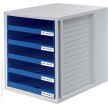 Zestaw 5 szuflad otwartych HAN Cabinet-Set A4 szaro-niebieski 