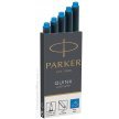 Naboje PARKER Quink Standard niebieskie zmywalne (5szt) 1950383 