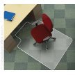 Mata pod krzesło Q-CONNECT, na dywan, kszatałt T, wym. 914x1220mm, grub. 2,5mm, PVC 