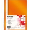 Skoroszyt miękki OFFICE PRODUCTS PP A4 pomarańczowy (25szt) 