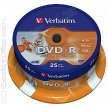 Płyta DVD-R VERBATIM 4,7GB cake (25szt) 