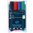 Marker suchościeralny SCHNEIDER Maxx 293, ścięty, 2-5 mm, kpl. 4 kolory 